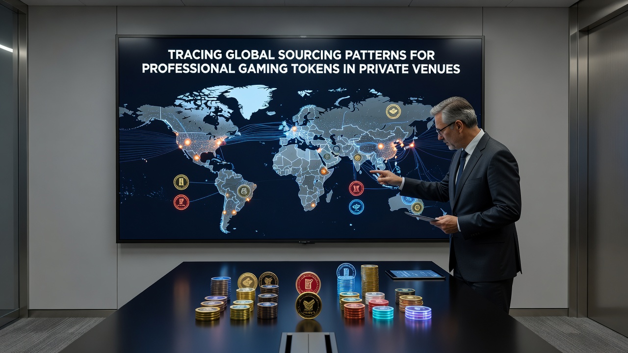 Warehouse facility handling professional gaming tokens for international private venue distribution